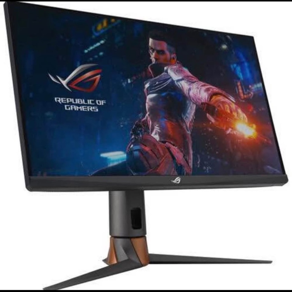 ASUS ROG Strix Gaming Display with Black and Red Accents